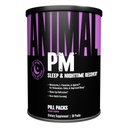 Animal PM - Sovehjælp til voksne ikke-Habit Danning Afslapning Enhancer og Mood Support med Melatonin, L-Theanin, Zylaria, Zink, Magnesium, Vitamin B6, GABA + AKG Anabolske Stack Supply, 30 Tæl