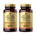 Solgar Advanced Calcium Complex - 120 tabletter, pakke med 2 - med zink, bor, vitaminer D3 & K2 - non-GMO, gluten fri, Dairy Free - 60 Total Servering