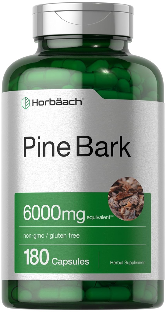Horbäach Pine Bark Uddrag 124; 6000 mg