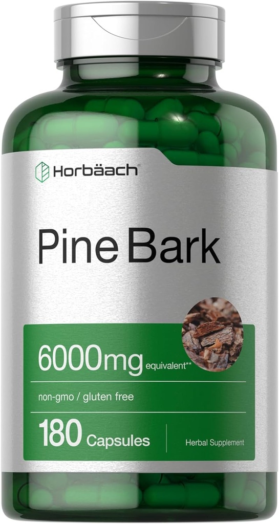 Horbäach Pine Bark Uddrag 124; 6000 mg