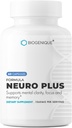 Neuro Plus Formel, Brain Boosting & Focus Vitamin Supplement - Forbedre hukommelse, Focus & Mental Klarhed 60 Kapsler - Made in USA - Non- GMO, Gluten Free