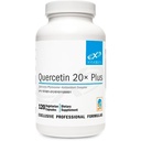 XYMOGEN Quercetin 20 × Plus - Quercetin Kosttilskud - Kompleks med vitamin C, N- Acetyl- L- Cysteine & Nettles - Formuleret til respiratorisk support - Vegan & Gluten- Free (120 kapsler)