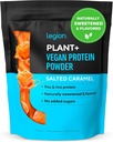 LEGION Plant + Vegansk Protein Powder, Rice and Pea, Plantebaseret Protein Blend. Gluten fri, GMO fri, naturligt sødet og aromatiseret, 20 Servere, 2 Lbs (Saltet Caramel)