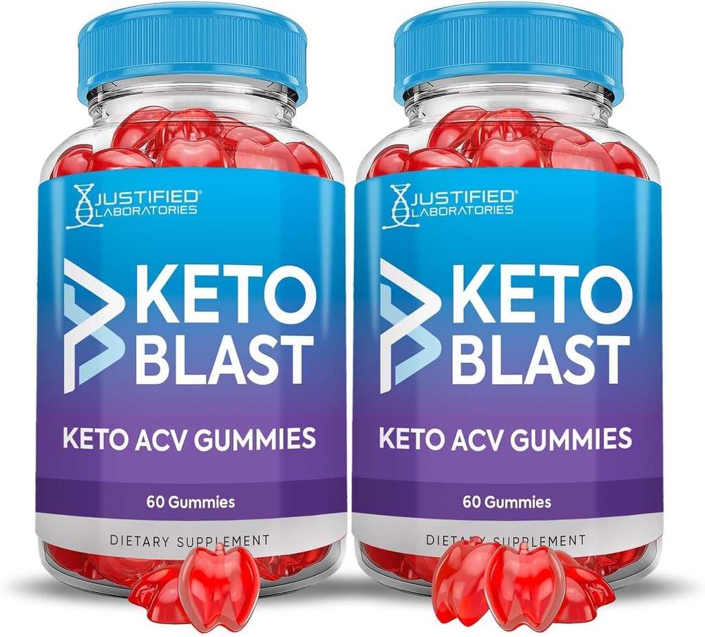 (2 Pack) Apple Cider Vinegar Gummies 1000MG Keto Blast Keto ACV Gummies Avanceret formel Formuleret med Pomegranat Beet Juice Powder B12 Vegan Non GMO 120 Gummys