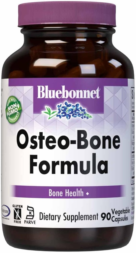 BlueBonnet Osteo- bone Formelle Vegetariske Kapsler, 90 Greve
