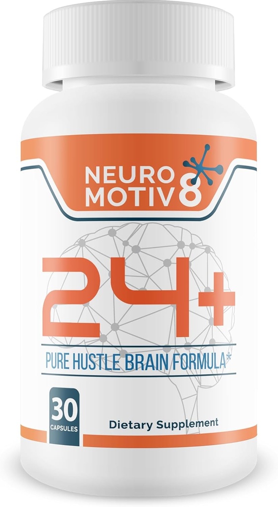 Neuro 24 + Brain Enhancement Formel - Brain Booster - Motiv8 Dit sind med denne Pure Hustle Brain Formel designet til at løfte dit fokus og støtte forbedret hjerne ydeevne