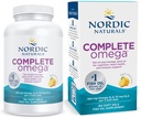 Nordic Naturals Complete Omega, Lemon Flavor - 180 Soft Gels - 565 mg Omega-3 - EPA & DHA med tilsat GLA - Sund hud, kognition, & positiv mood - ikke-GMO - 90 Servering