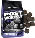 Bully Max 2- in-1 Post- workout Recovery Support Chews - Hundevitaminer og kosttilskud til små og store racer - Hvalpe og voksne hunde Hydration & Electrolyte Replenison - 75 bløde og smagfulde tykkere