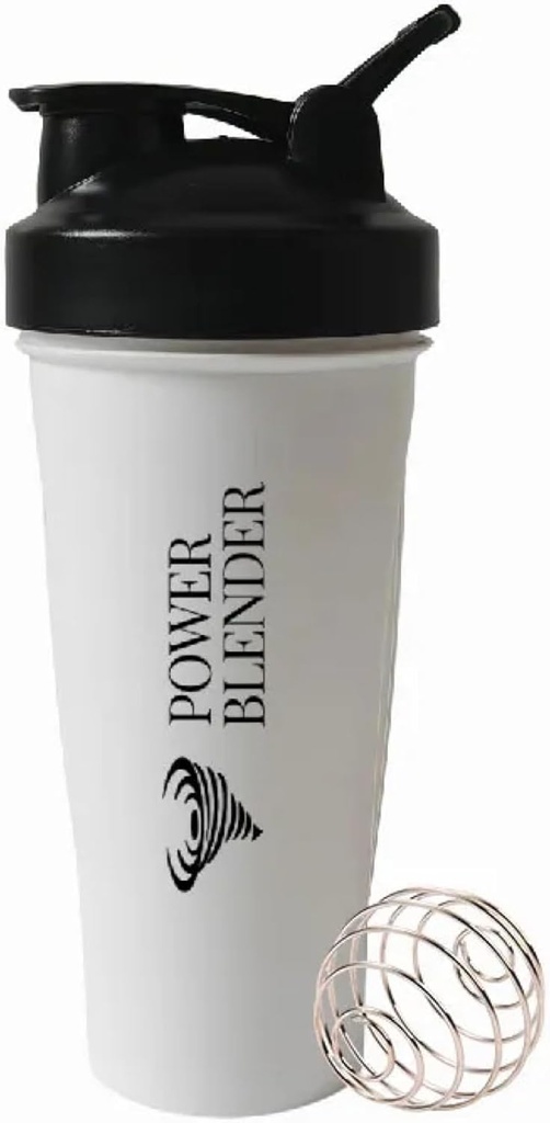 Protein Shaker Bottle, BPA-Free Plastic, 24 oz Capacity
