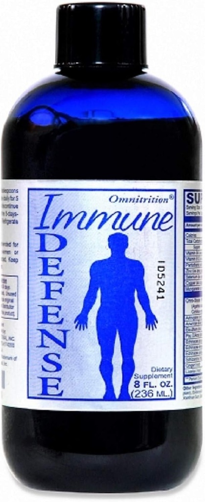 Omnitritions immunforsvar Kosttilskud med 10 kinesiske svampe og antioxidant blend til optimal ernæring - 8 Ounce flaske