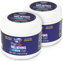 Blue Goo Pain Lemping Gel - for Tilbage, Hals, Muskel og fælles smerte, Fast- Fungerende køling og lindrende lindring med 100% Pure Emu Oil, 4 oz (2 Pack)