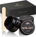 Shilajit Natural Himalayan Organic Resin 20 Grams, Pure Shilajit Supplement Beriget Fulvic Acid & 85 + Trace Minerals, Plante baserede næringsstoffer til energi, Support Metabolisme og immunsystem