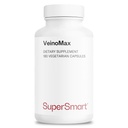 SuperSmart - VeinoMax (Advanced Complex) - med Diosmin, Hesperidin, Horse Chestnut, Vitexin - Veins Supplement124; Non- GMO & Gluten Free - 180 vegetariske kapsler