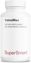 SuperSmart - VeinoMax (Advanced Complex) - with Diosmin, Hesperidin, Horse Chestnut, Vitexin - Veins Supplement | Non-GMO & Gluten Free - 180 Vegetarian Capsules