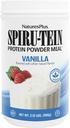 NaturesPlus SPIRU- TEIN, Vanilla - 2,12 lbs, Pack of 3 - Spirulina Protein Powder - Vitaminer & mineraler til energi - Vegetarisk, Gluten Gratis - 96 Total Servering