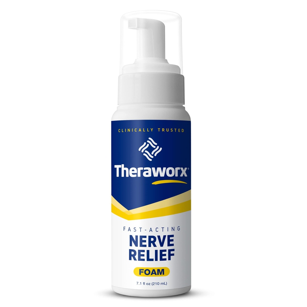 Theraworx Fast- Actioning Nerve Relief Skum Agraveret Nerve Discomfort Relief - 7.1 oz - 1 Greve