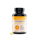 NatureWise Vitamin D3 400MIU (100 mcg) 200- Day Supply for immunforsvar, sund muskelfunktion, og ben sundhed - non-GMO, Gluten Free in Organic Extra Virgin Olivenolie, (Mini Softgel), 200 Greve