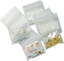 500 Pakninger 6 Mil Sturdy Pill Tasker BPA Gratis Pill Pouches 3 x 2,75 Tommer Bærbar letvægt Handy lille lynlås Plastic poser til rejse Pill Organizer, smykker og små håndværk stykker og let at bruge