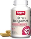 Jarrow Formulas Citrus Bergamot 500 mg - 120 Servere (Veggie Caps) - Antioxidant Support for cardiovaskulær & Metabolic Health - Kosttilskud - Gluten Free - Brug QH- Absorb
