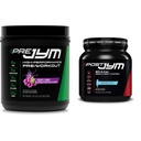 Pre JYM Grape Candy Pre Workout, Post JYM Active Matrix Post- Workout med BCAA, Create HCI, Beta- Alanine Measures 124; 30 Servere hver