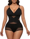 Avidlove Shapewear Bodysuit til kvinder Body Shaper Tummy Control Shapewear Plus størrelse Body Dragter med Snap Crotch