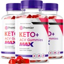Montty (3 Pack) Premier Keto MAX Gummies - Premier Keto ACV Gummies, Premier ACV Keto MAX Gummies, Premier Apple Cider Vinarea Keto MAX Gummies, 180 Gummies til 90 dage