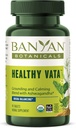 Banyan Botanicals Sund Vata - Organic Herbal Supplement med Ashwagandha, Shatavari & andre ayurvedic urter til rolig og afbalanceret velvære * - 90 tabletter - ikke-GMO bæredygtigt syret Vegan