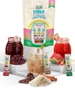 Hydration + Energy Electrolyte Drink Mix - Variety Pack med Hibiscus, Kaffe Horchata & Strawberry Watermelon, Sukkerfri med koffein, L- Theanin, kokos vand & mineraler