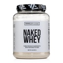 NAKED Whey Vanilla Protein Powder - Kun 3 Ingredienser - Græs Fed Whey Protein Powder, Vanilla Flavor, og Organic Coconut Sugar, Ingen GMO, Ingen Soy, og Gluten Free - 24 Serveringer
