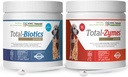 NWC Naturals Twin Pack - Probiotika og fordøjelsesenzymer til hunde og katte én Total- Zymes og én Total- Biotics 8- Ounce