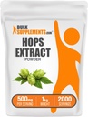 BulkSupplements.com Humle Extract Powder - Herbal Supplement, Sourced from Hums Flowers - Gluten Free, 500mg per Serving, 1kg (2,2 lbs) (Pack of 1)