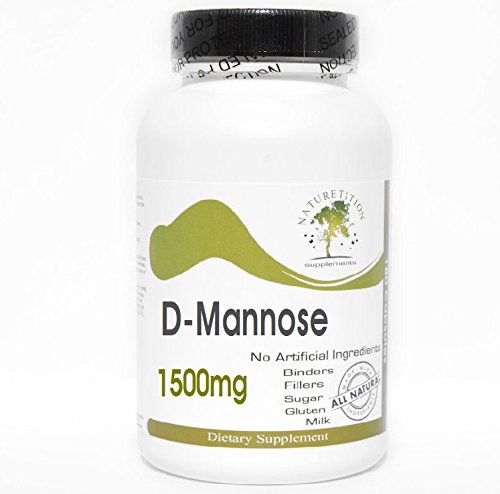 D- Mannose 1500mg / / 180 kapsler / / Pure / / af PureControl kosttilskud