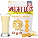 HARMONIFIE Måltidserstatning Rystes for kvinder med Vanilla Flavor, Keto Frıendly, Kosher Certified Protein Powder, Pre & Probiotika til nem fordøjelse, Ingen sukralose inkluderet, 16,9 Oz