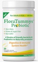 FloraTummys Bedste Probiotiske for Kvinder, Mænd og Børn. 12 Millioner CFU, 4 Probiotiske Strops, Prebiotika, Non- GMO, Kosher, Non- Dairy, Gluten Free, Sukker fri, Lavet i USA