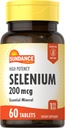 Sundance Selenium 200mcg Mex124; 60 tabletter Mex124; High Potency Formel Mex124; Vegetar, Non- GMO, og Gluten Free Essential Mineral Supplement