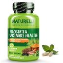 NATURELO prostata & urinveje, Omfattende formel med Saw Palmetto, Pygeum, Tumerisk, Plant Steroler, Broccoli og Lycopene, 60 vegetariske kapsler
