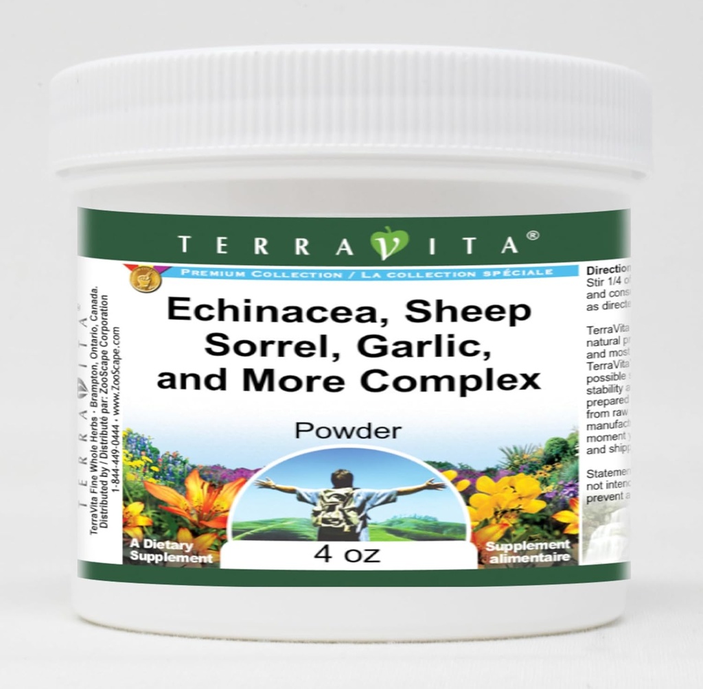 Echinacea, Sheep Sorrel, Hvidløg og mere komplekse pulver (4 oz, ZIN: 516903) - 3 Pack