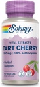 SOLARAY Tart Cherry Kapsler 850mg fra Tart Cherries - med 0,8% Antocyaniner Plus Ellagic Acid - Wellness Support - Praktisk alternativ til Tart Cherry Juice - Vegan, 60- Day Garanti, 45 Servere