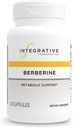 Integrativ terapi Berberine - Supplement til cellulær energi Metabolisme & Metabolisme Support * - Dairy- Free & Gluten- Free - 60 kapsler (60 Servere)