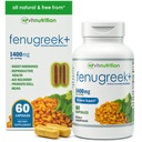 VH Nutrition Fenugreek + Beeg 124; 1400mg Extra Strength Fenugreek Kapsler