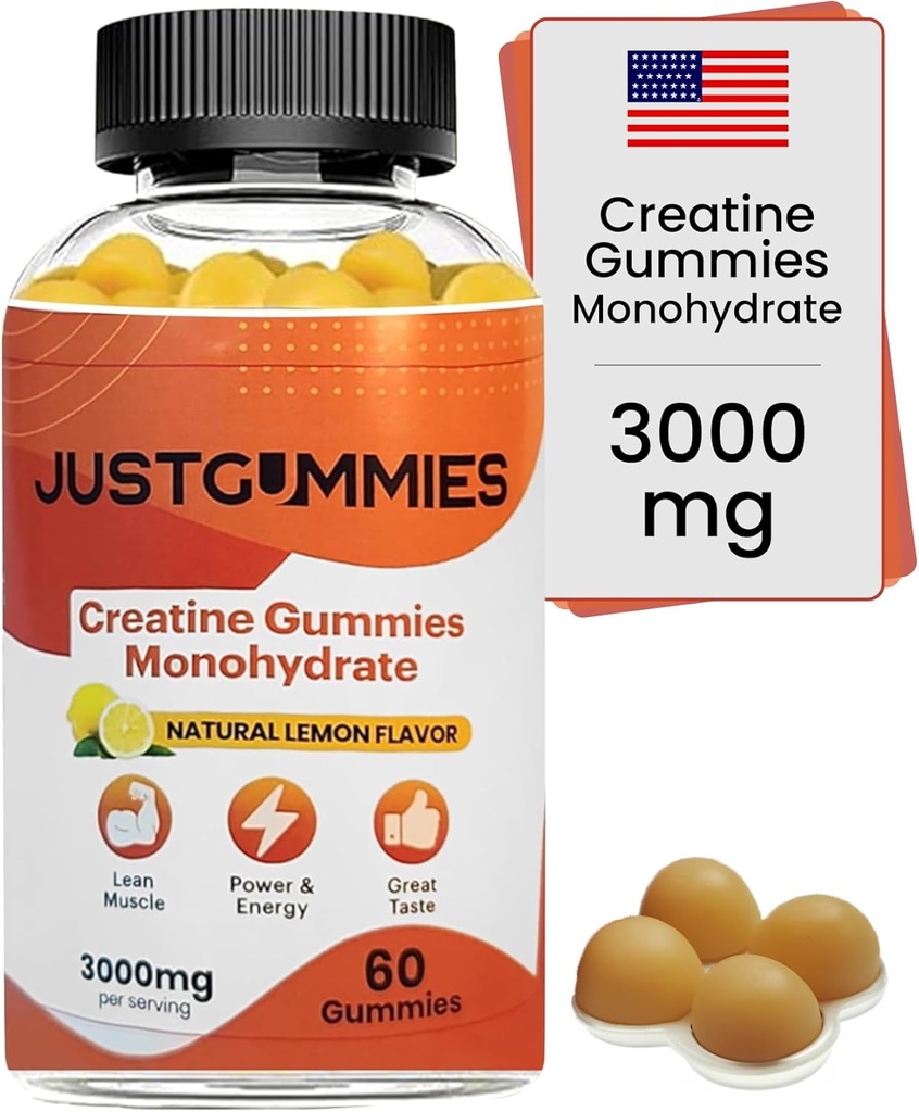 Creatininmonohydrat Gummies 3000 mg per servering