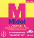 Midol menstruation Maksimal styrke kapsler - 16