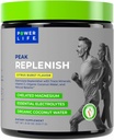POWERLIFE Peak Replenish - High Absorption Magnesium Electrolyte Powder med organisk kokos vand, og trace mineraler, 30 Servere