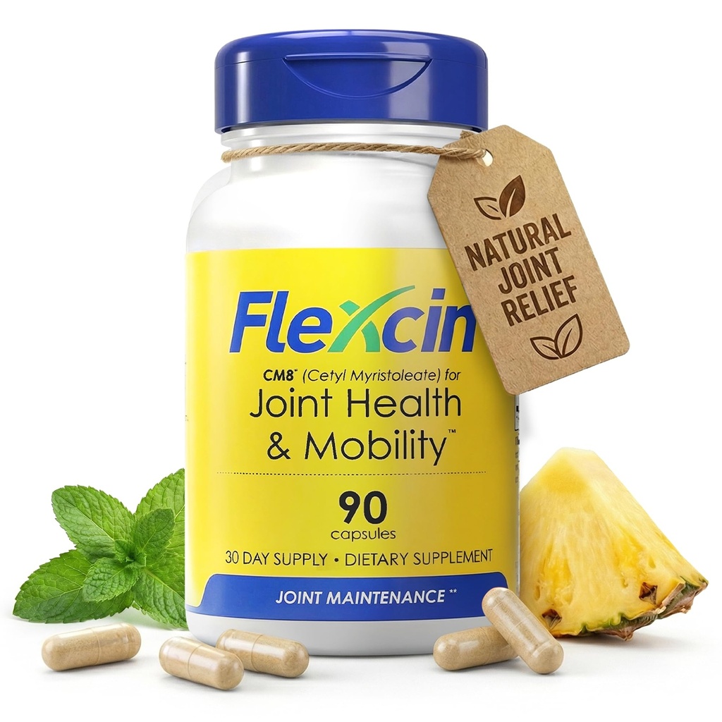 Flexcin fælles sundheds- og mobilitetsformel med CM8 (90 kapsler)