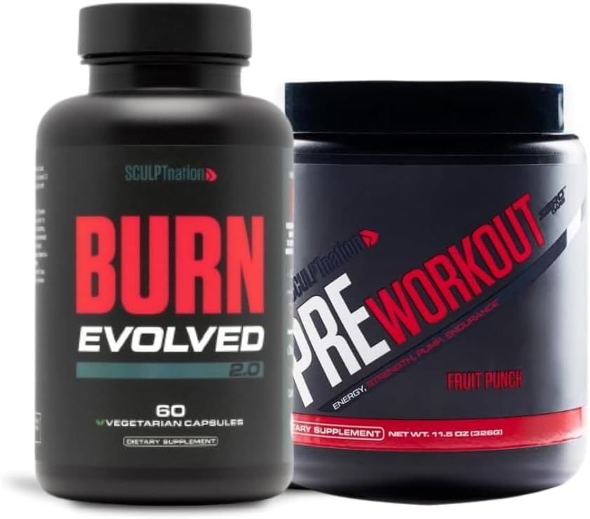 Schedpt Nation af V Shred Burn Evolved 2.0 og Pre Workout Fruit Punch Bundle
