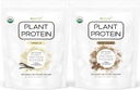 Pure Food: Plant baseret protein pulver med Probiotika Mezzogiorno 124; Organic, Clean, All Natural, Vegan, Vegetar, Whole Superfood Nutritional Supplement med ingen tilsætningsstoffer Mezzogiorno 124; Keto (Vanilla + Chokolade)