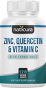 Zink Quercetin med C-vitamin og Yerba Mate - 4-in-1 Nutritional immunsupport Supplement - 120 Veggie kapsler - Lavet i USA
