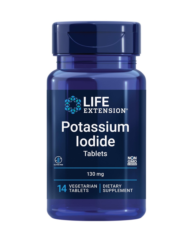 Life Extension Kalium Iodide 130mg 14 tabletter