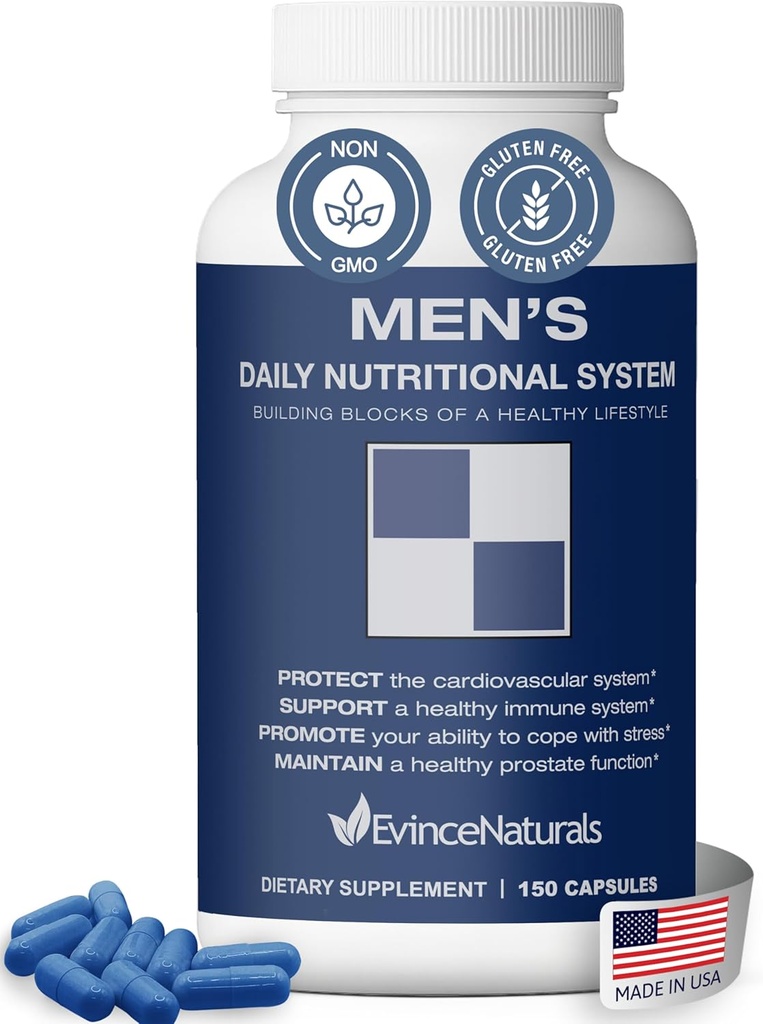 Estipation Naturals Men 's Daily Nutritional System, Multivitamin
