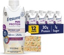 Sikre Max Protein Shake 124; Fødselsdagskage 124; Klar til at drikke 124; 30g Protein til muskel sundhed • 124; 1g Sukker, 4g Fiber • 124; 11 fl oz, 12 Pack